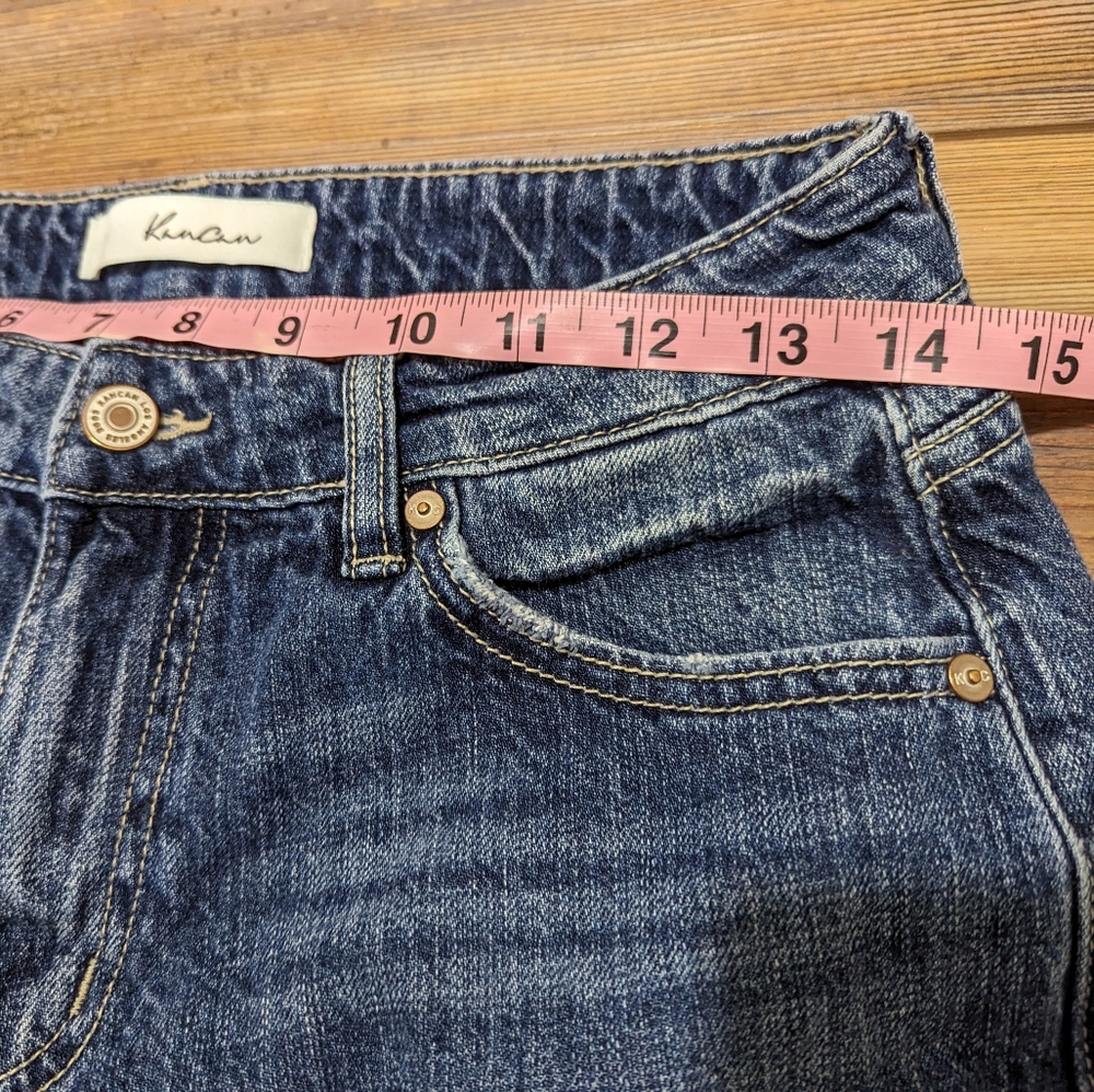 KanCan Estilo Distressed Ripped Frayed Boyfriend Jeans Women's Size 26/7 - Picture 10 of 12